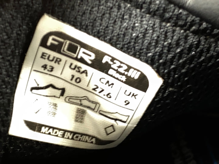 KJ236 FLR F-22 3 ビンディングシューズ 黒 EU43 SPD-SL speecplay