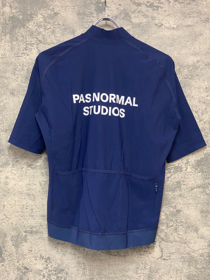 JY675 パスノーマルスタジオ PAS NORMAL STUDIOS 半袖 サイクルジャージ 紺 L