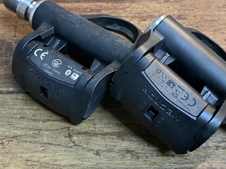 JK557 ガーミン GARMIN VECTOR3S パワーメーター ビンディングペダル 片足計測 接続確認済