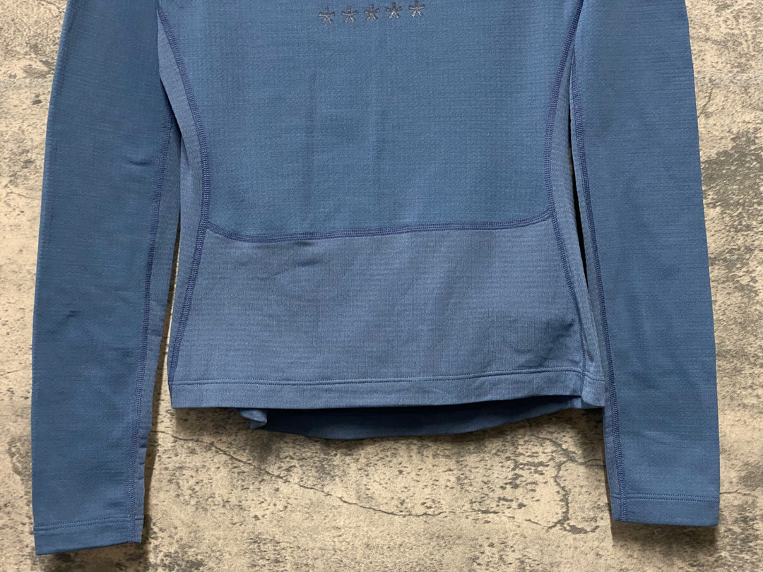 KN969 ラファ Rapha WOMEN'S PRO TEAM THERMAL BASE LAYER 長袖 ベースレイヤー S 青