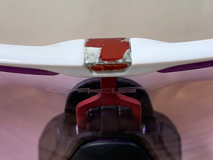 KE237 オークリー OAKLEY JAWBREAKER サングラス アイウェア 白黒 PRIZM ピンク クリア レンズ付属 ※汚れ