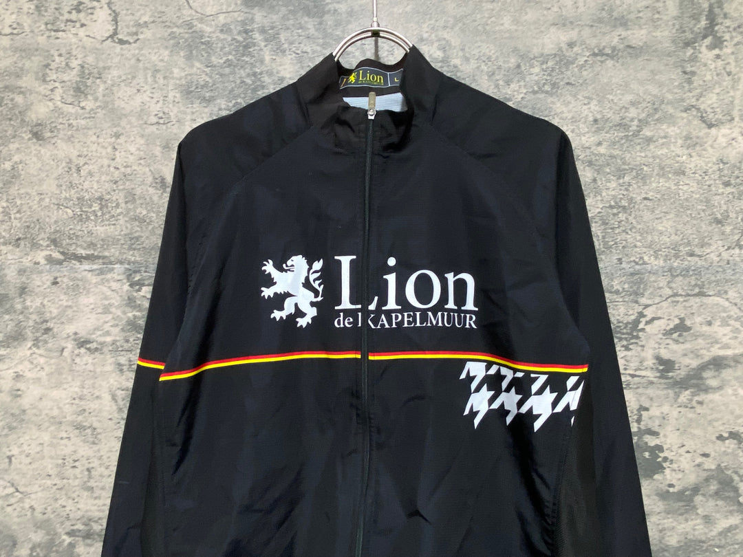 KF410 リオンドカペルミュール Lion de KAPELMUUR 長袖 ウインドブレイカー 黒 L