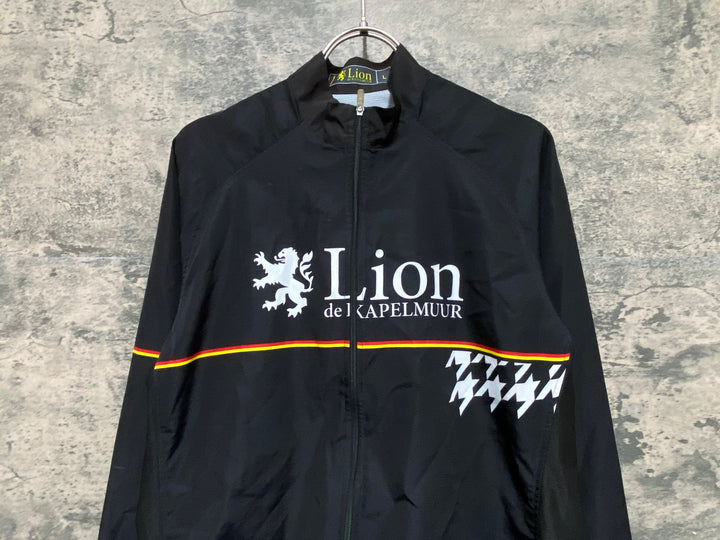 KF410 リオンドカペルミュール Lion de KAPELMUUR 長袖 ウインドブレイカー 黒 L