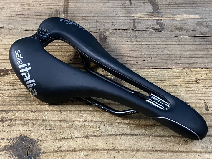 KJ734 セライタリア Selle Italia SLR Superflow サドル 黒 MANGANESEレール ※スレ有