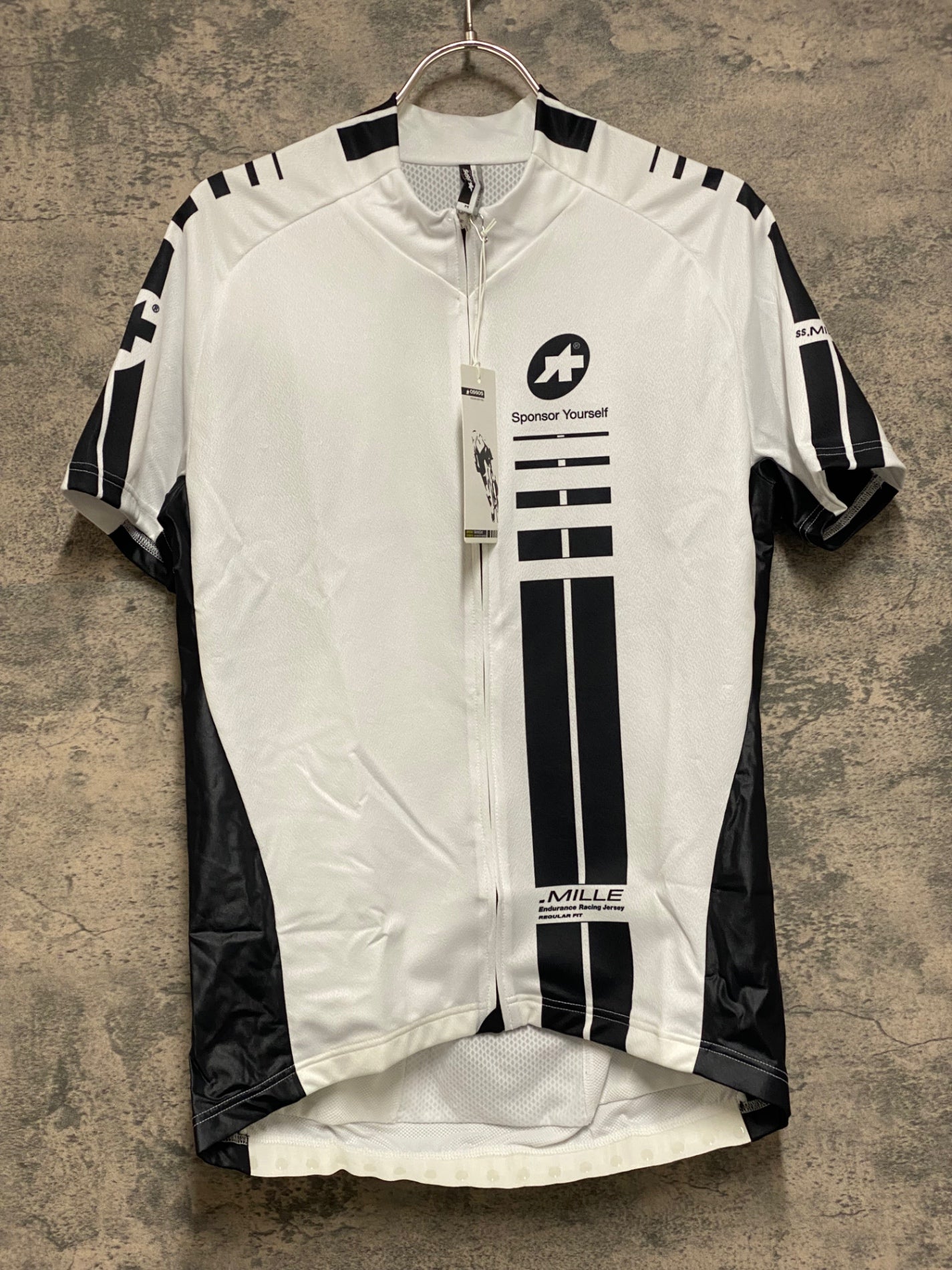 アソス　ウェア JQ962 アソス ASSOS Jersey Mille SS 半袖 サイクルジャージ 白 M