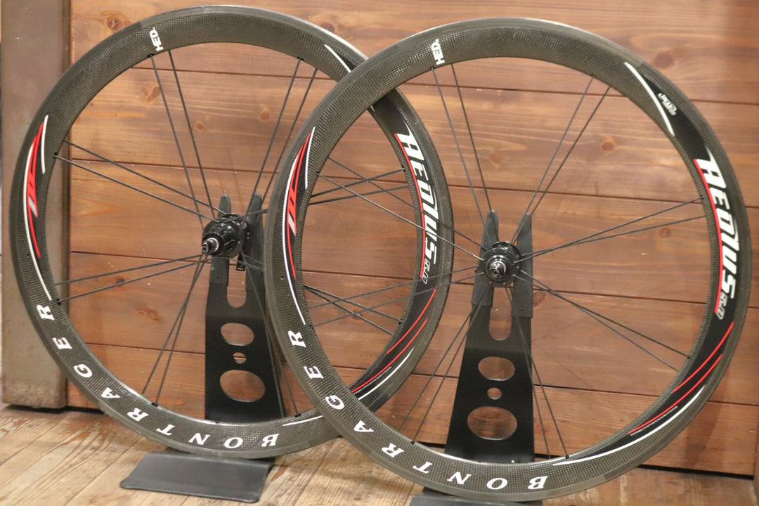 ボントレガー BONTRAGER アイオロス AEORUS 5.0 カーボン チューブラー ホイールセット シマノ11S/12S 【東京南麻布店】