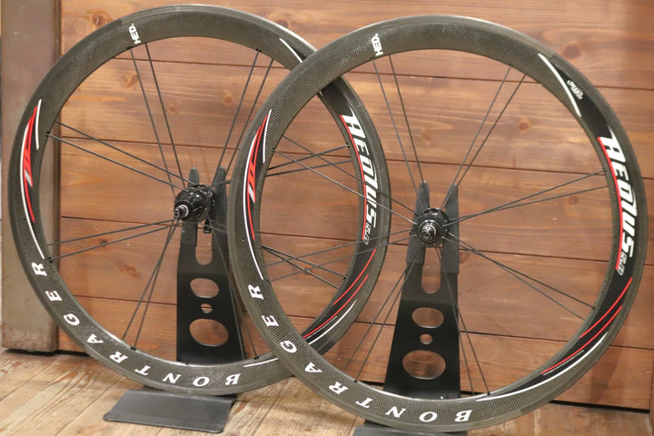 ボントレガー BONTRAGER アイオロス AEORUS 5.0 カーボン チューブラー ホイールセット シマノ11S/12S 【東京南麻布店】