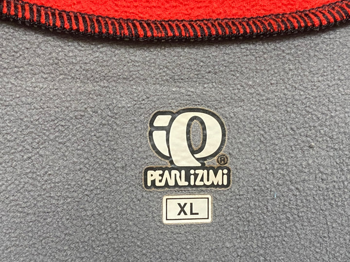 KK061 パールイズミ PEARL iZUMi サイクルジャケット 黒赤 XL 裏起毛 WIND BREAK
