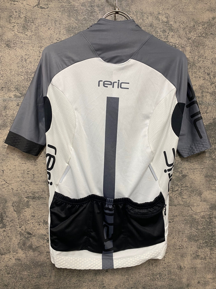 KM225 レリック reric MERAK 半袖 サイクルジャージ 黒グレー M