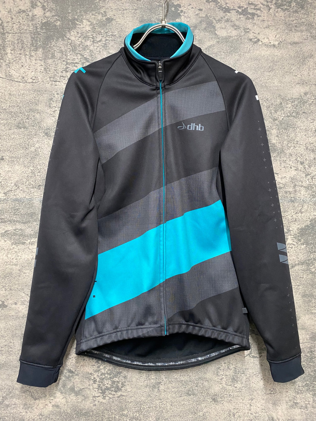JJ688 dhb 長袖サイクルジャージ 14 裏起毛 黒緑