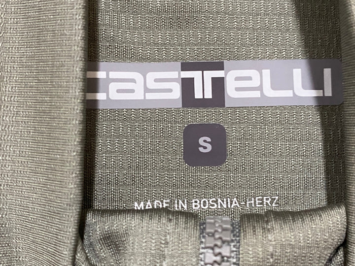 KG813 カステリ CASTELLI ロッソコルサ ROSSO CORSA ジレ サイクルベスト グレー S