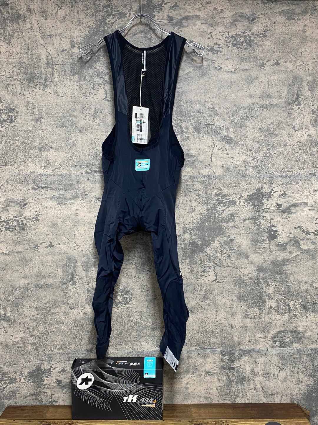 JQ180 アソス assos TK 434 Knicker Lycra ビブニッカー 黒 L 裏起毛