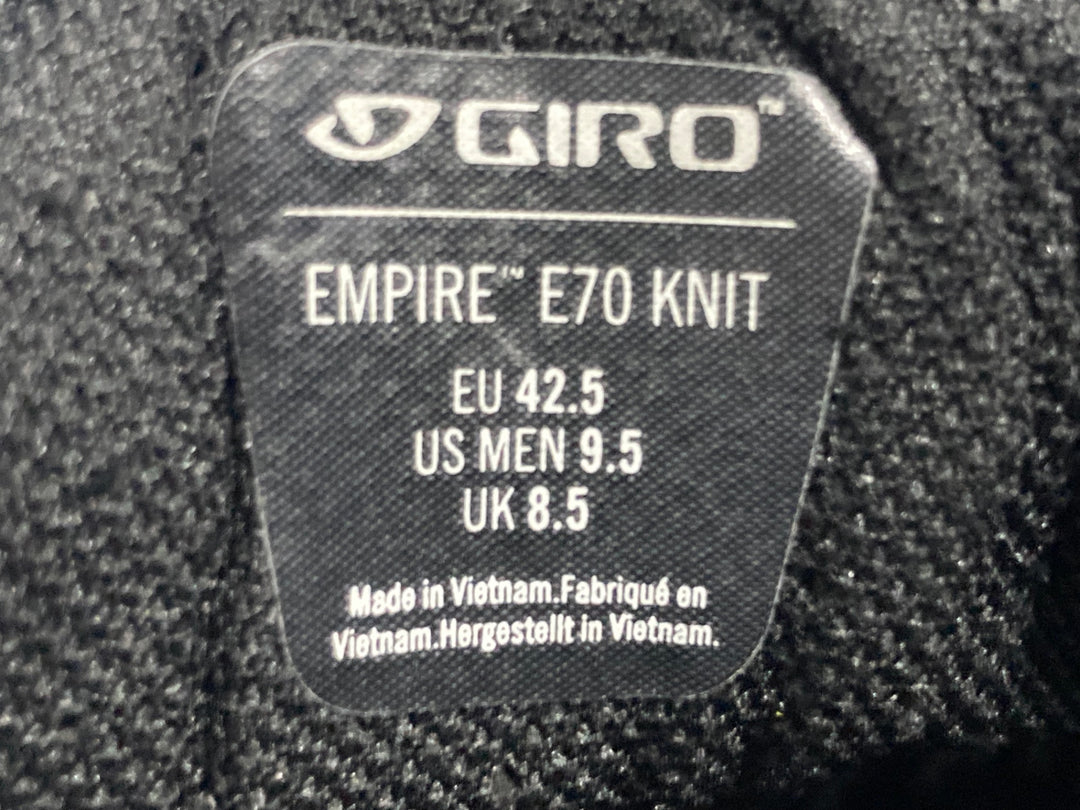 KQ571 ジロ GIRO EMPIRE E70 KNIT  レース ビンディングシューズ 黒 EU42.5