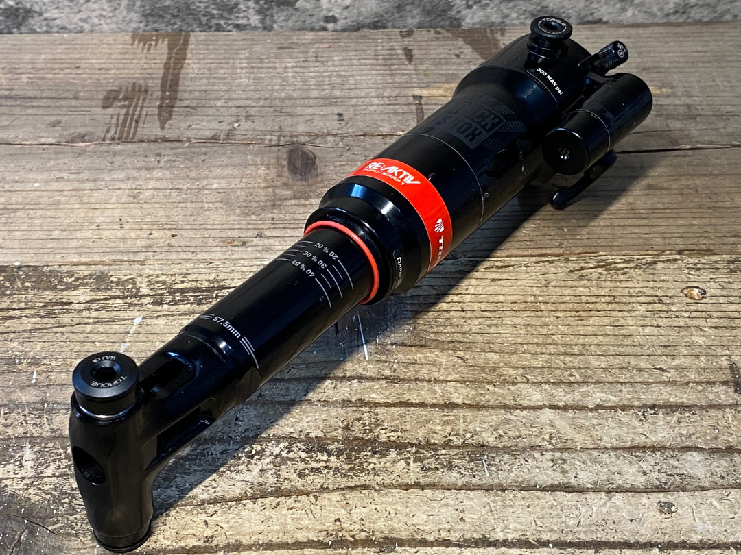 JE660 ロックショックス ROCKSHOX DELUXE RE:AKTIV THRU SHAFT リアサス 230×57.6mm