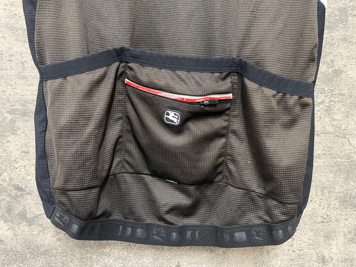 JH986 GIORDANA 半袖 サイクルジャージ 黒 白 XL