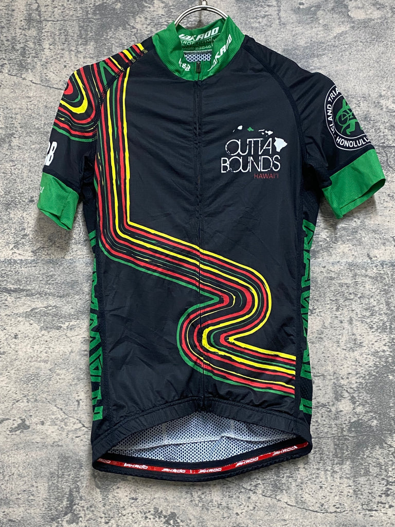 JZ147 JAKROO Outta Bounds Hawaii 半袖ジャージ 緑 XS – BICI AMORE