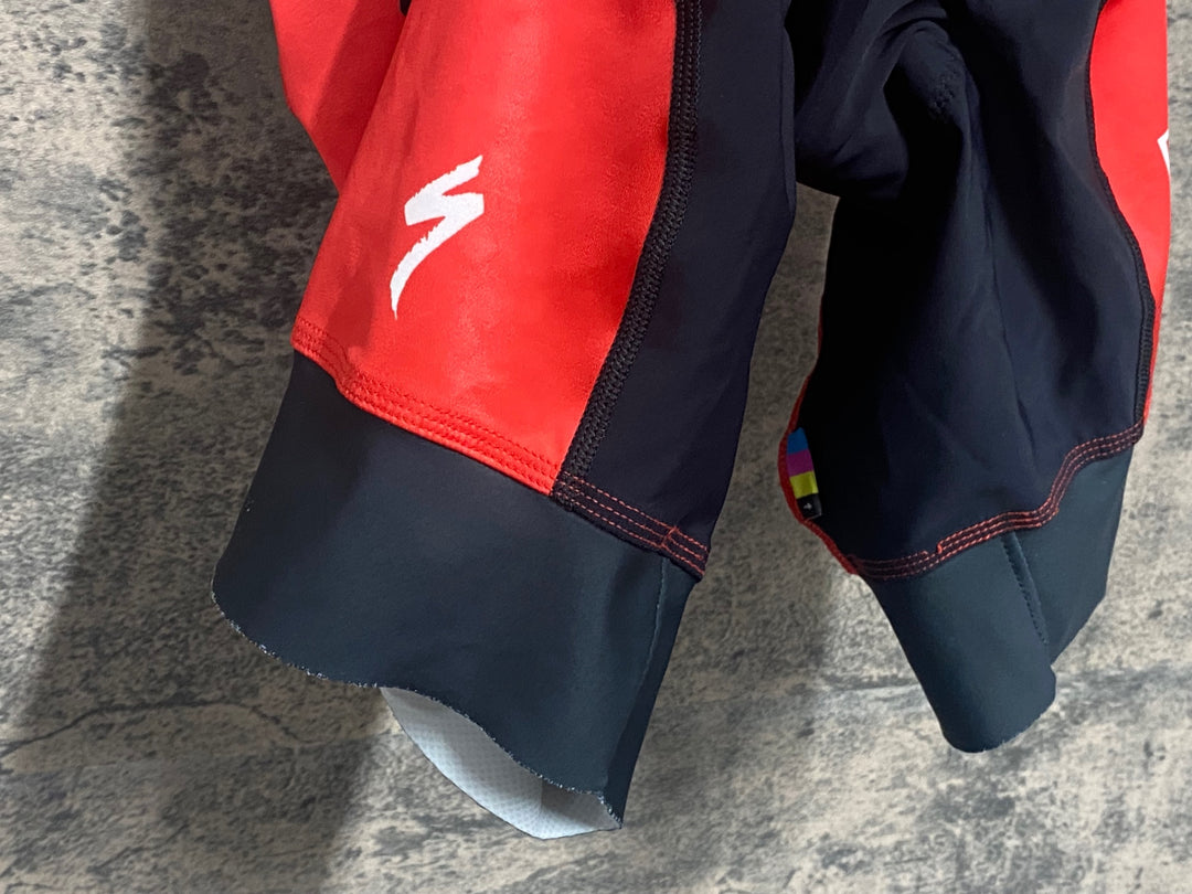 JV349 スペシャライズド SPECIALIZED ビブショーツ 白黒赤 L