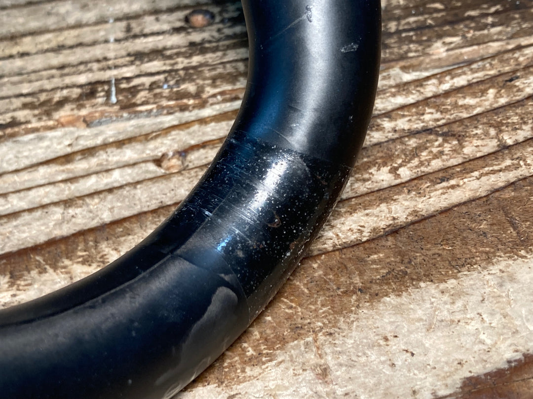 JU277 デダエレメンティ DEDA ELEIMENTI SUPERLEGGERA カーボン ドロップハンドル エンド外-外420mm Φ31.7 ※クランプ痕有り