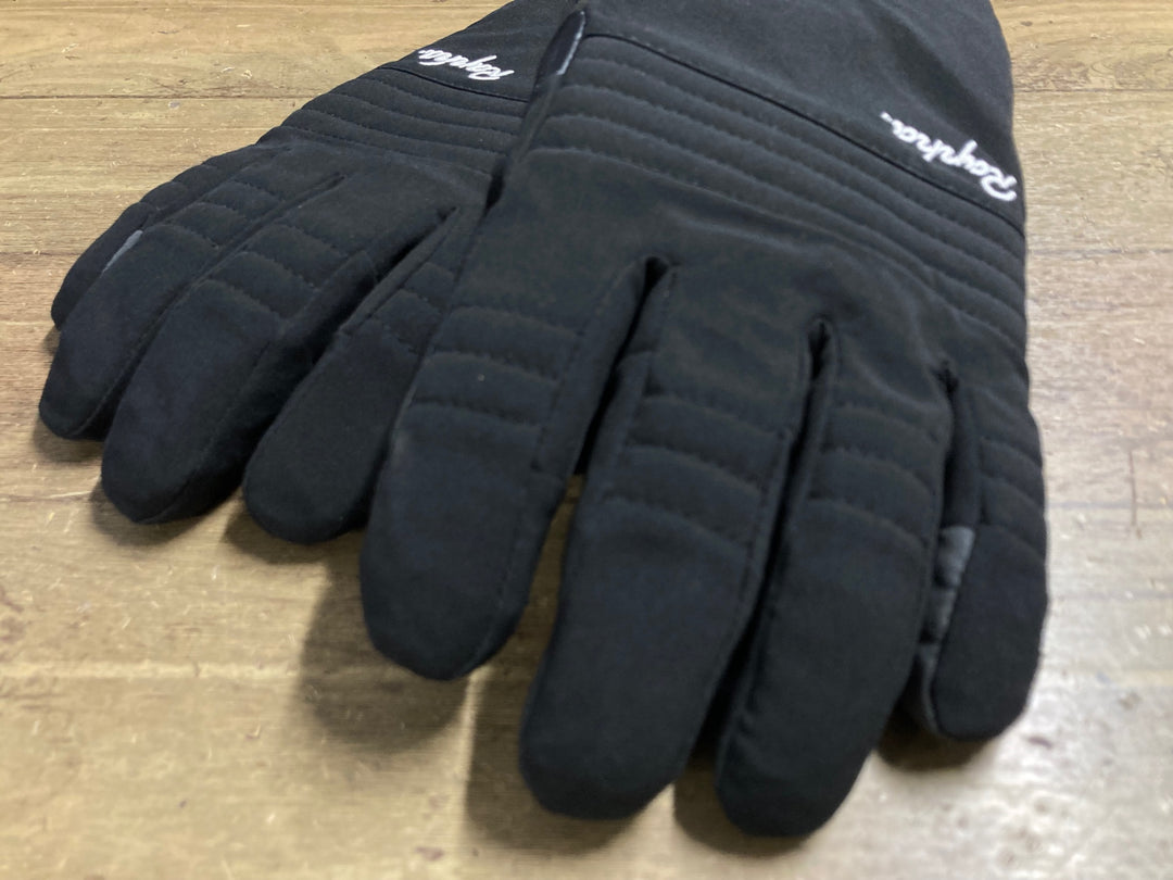 KD608 ラファ Rapha DEEP WINTER GLOVES 長指 ウィンターグローブ 黒 S