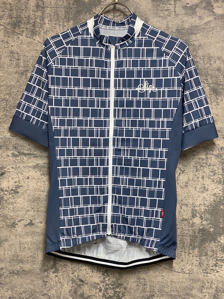 KF011 シーガー Sigr 半袖 サイクルジャージ ネイビー XS
