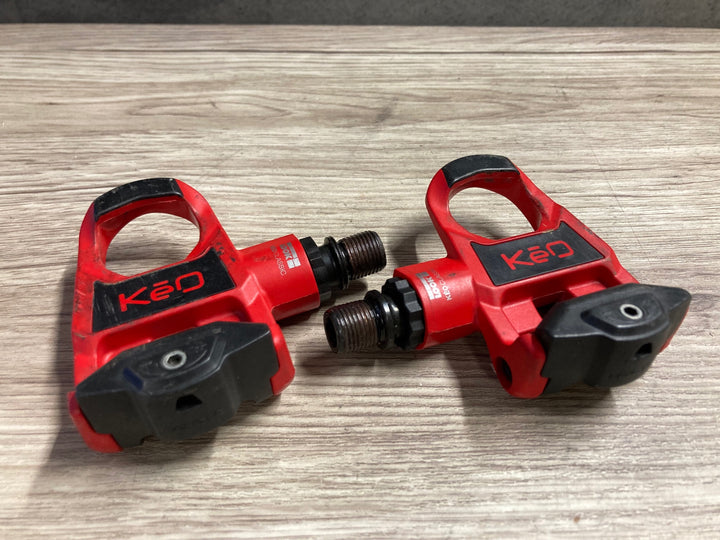 JS064 ルック LOOK ケオ KEO CLASSIC ビンディングペダル 赤