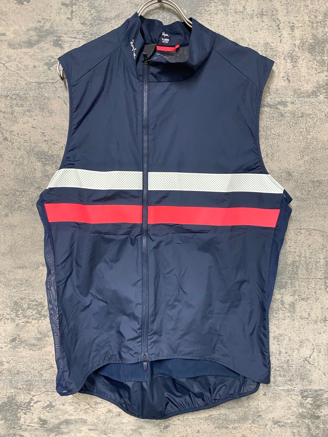 JY630 ラファ Rapha BREVET GILET WITH POCKETS ジレ サイクルベスト 紺 XL
