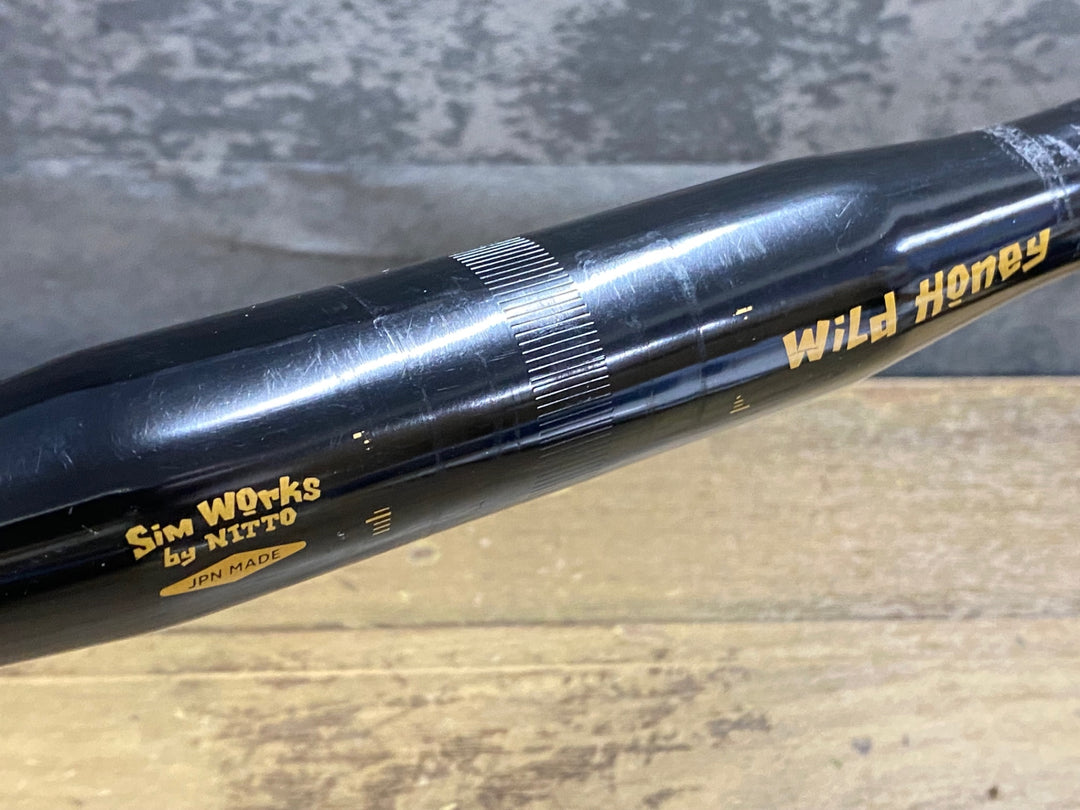 KA982 シムワークス SIM WORKS by NITTO WiLd Honey SW56 アルミ ドロップハンドル 420/490mm Φ31.8