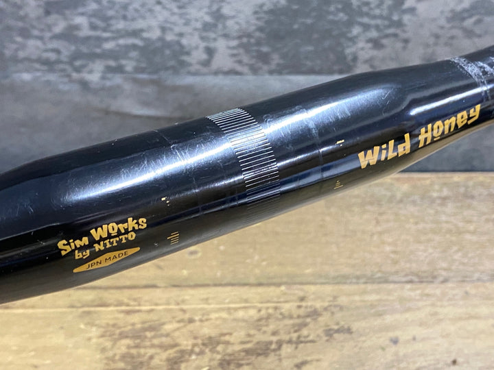 KA982 シムワークス SIM WORKS by NITTO WiLd Honey SW56 アルミ ドロップハンドル 420/490mm Φ31.8