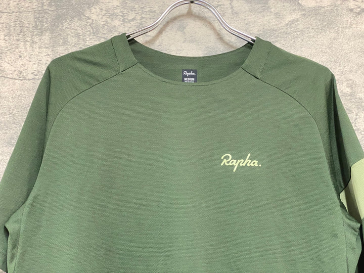 KA633 ラファ Rapha TRAIL TECHNICAL T-SHIRT 半袖 Tシャツ グリーン M