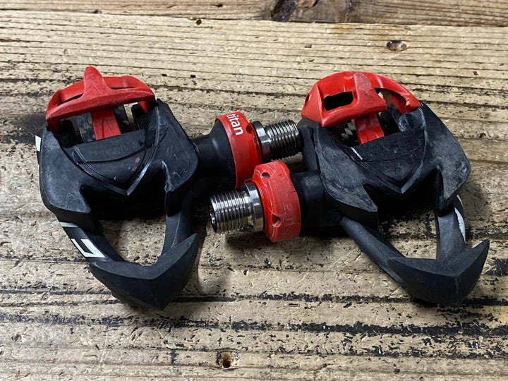 JX073 タイム TIME CARBOFLEX titan ビンディングペダル チタン ※踏面破損の為ジャンク