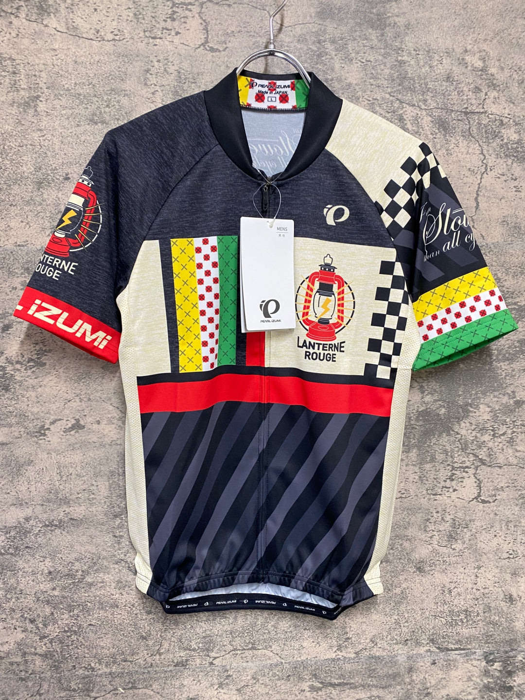 KD330 パールイズミ PEARL iZUMi 半袖 サイクルジャージ L 黒 総柄