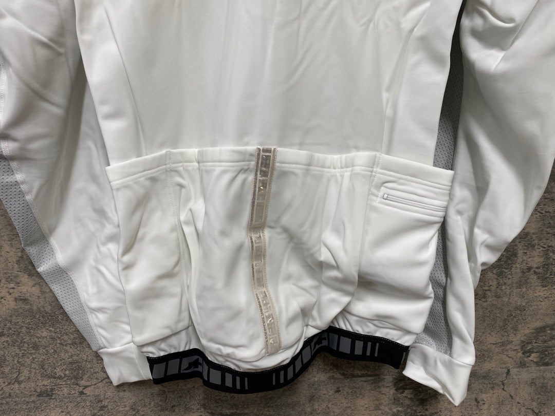 JQ174 アソス assos airJack 851 長袖サイクルジャケット 白 M 裏起毛
