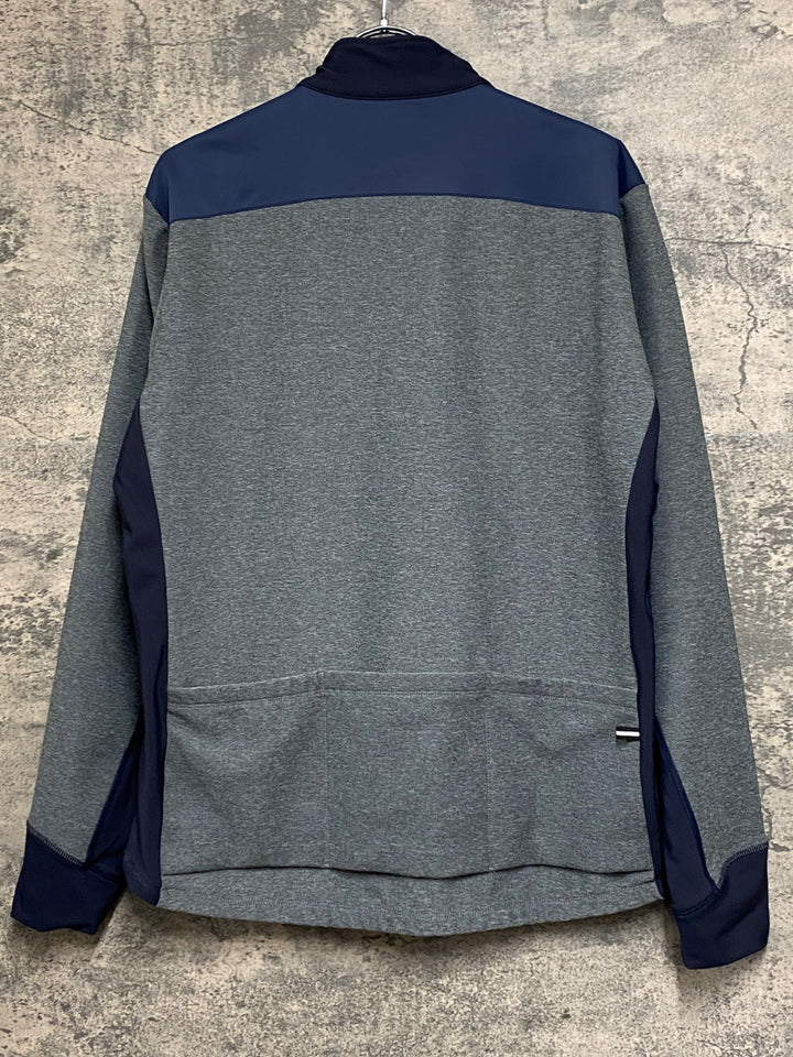 JV930 カペルミュール KAPELMUUR 長袖 サイクルジャージ グレー 紺 WL 裏起毛