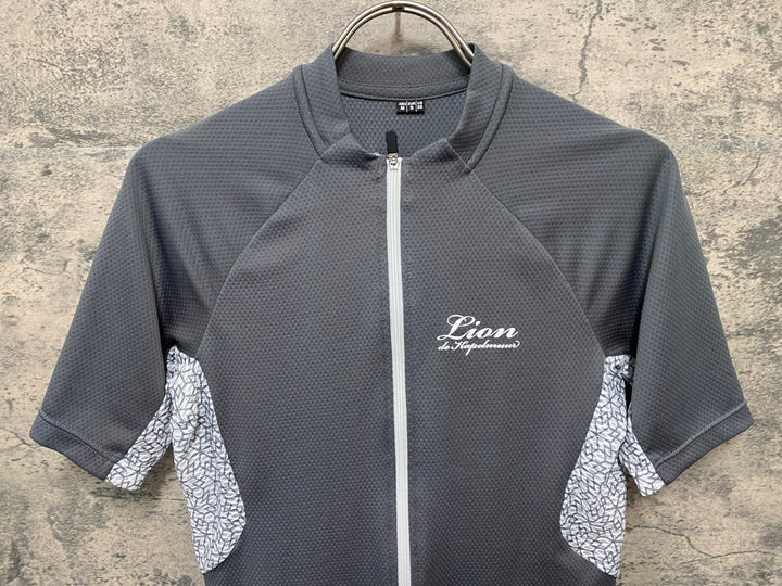 KA200 リオンドカペルミュール Lion de KAPELMUUR 半袖 サイクルジャージ グレー M