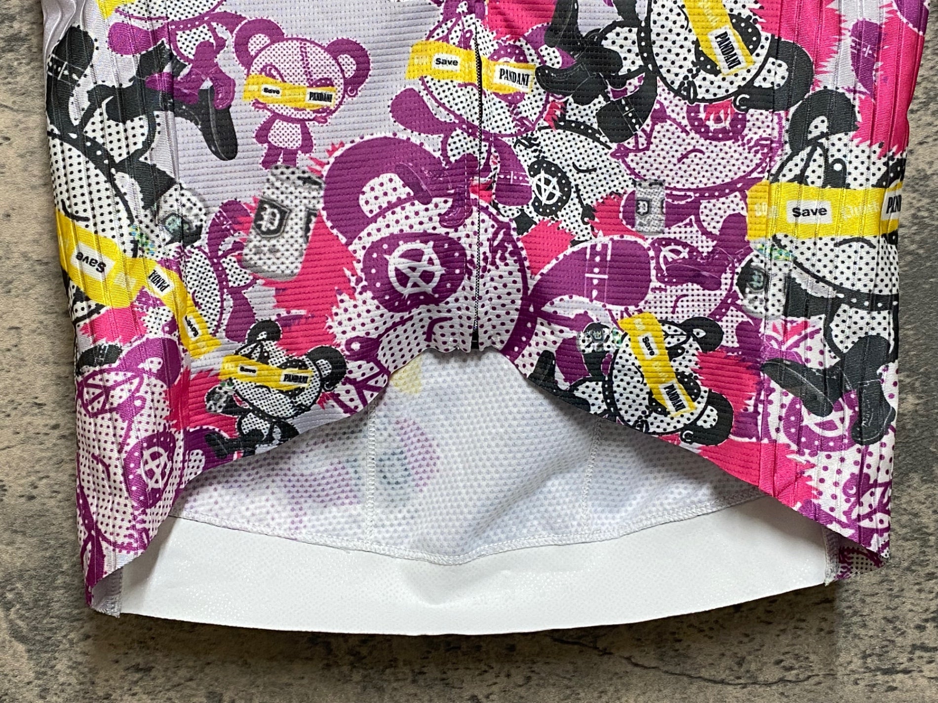 JR213 パンダーニ pandani 半袖サイクルジャージ 紫 S エアロジャージ