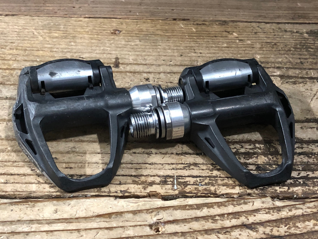 KC717 シマノ SHIMANO デュラエース DURA-ACE PD-9000 ビンディングペダル SPD-SL ※ペダルバネ破損のためジャンク