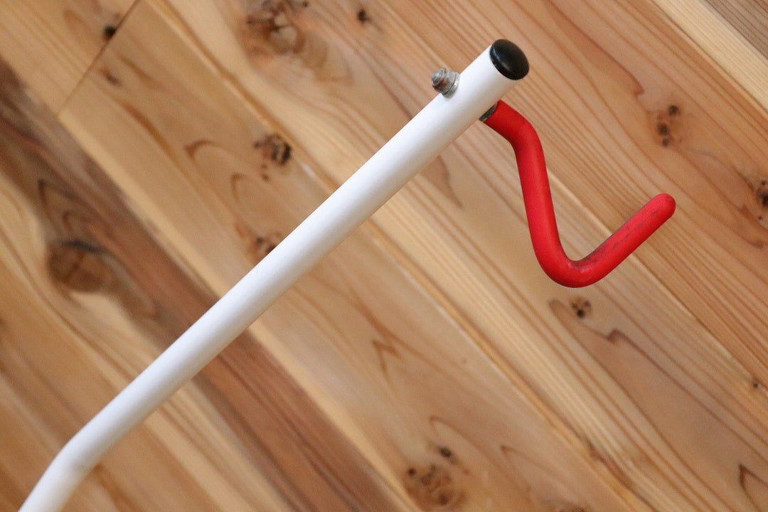 決算SALE ミノウラ MINOURA タンチョウ TANCHO ESSE バイクスタンド バイクラック 縦置きスタンド 白 【広島店】