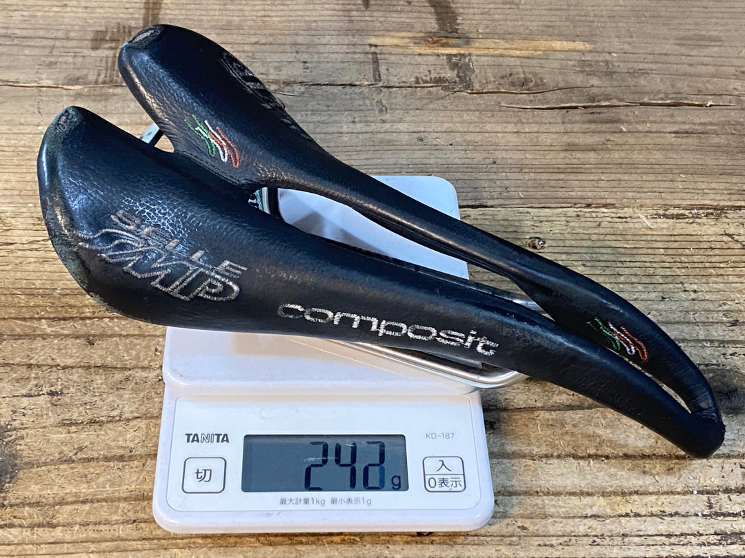 KA320 SELLE SMP composit サドル 黒 130mm inoxレール ※座面擦れ傷,劣化