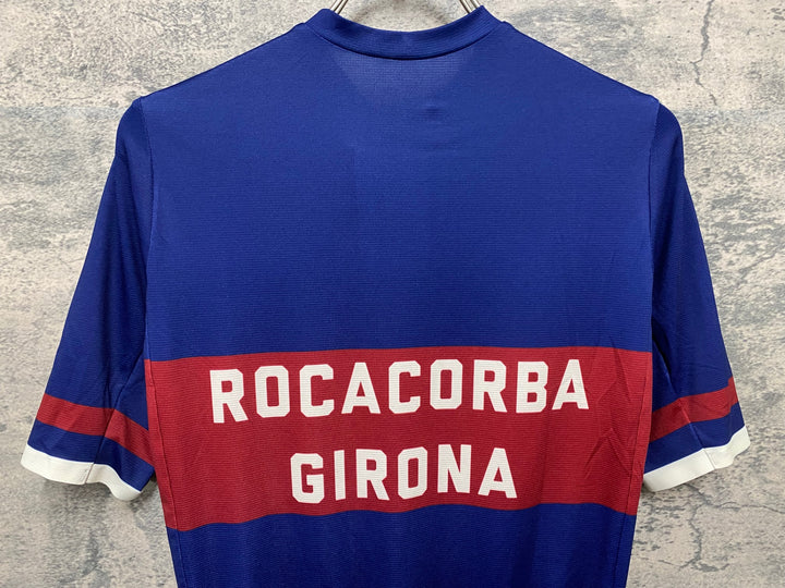 KB847 ROCACORBA GIRONA 半袖 サイクルジャージ 紺 S