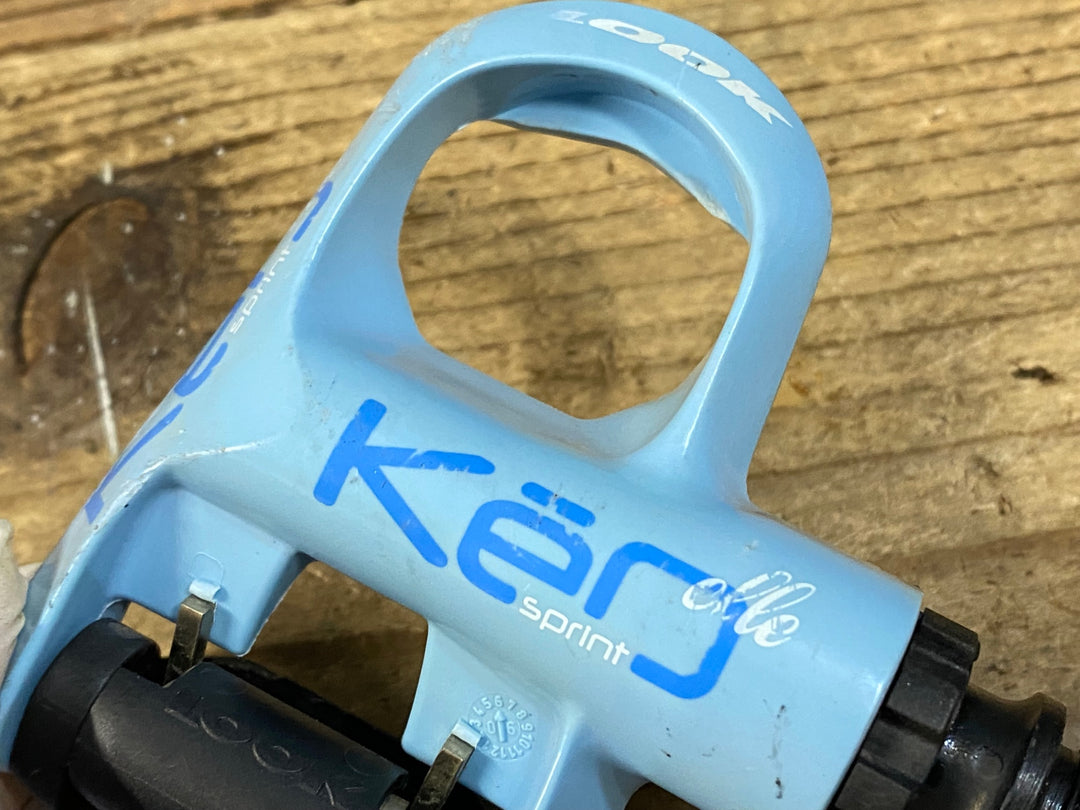 KC082 ルック LOOK ケオクラシック KEO CLASSIC ビンディングペダル スチールシャフト 水色