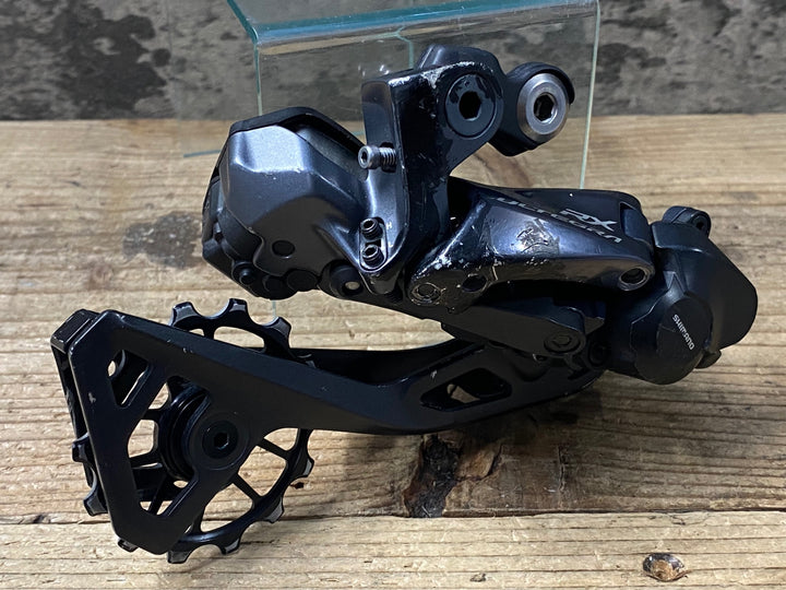 JE049 シマノ SHIMANO アルテグラ ULTEGRA RD-RX805 リアディレイラー GS Di2 TOKENプーリー 動作確認済 ※タッチアップ痕