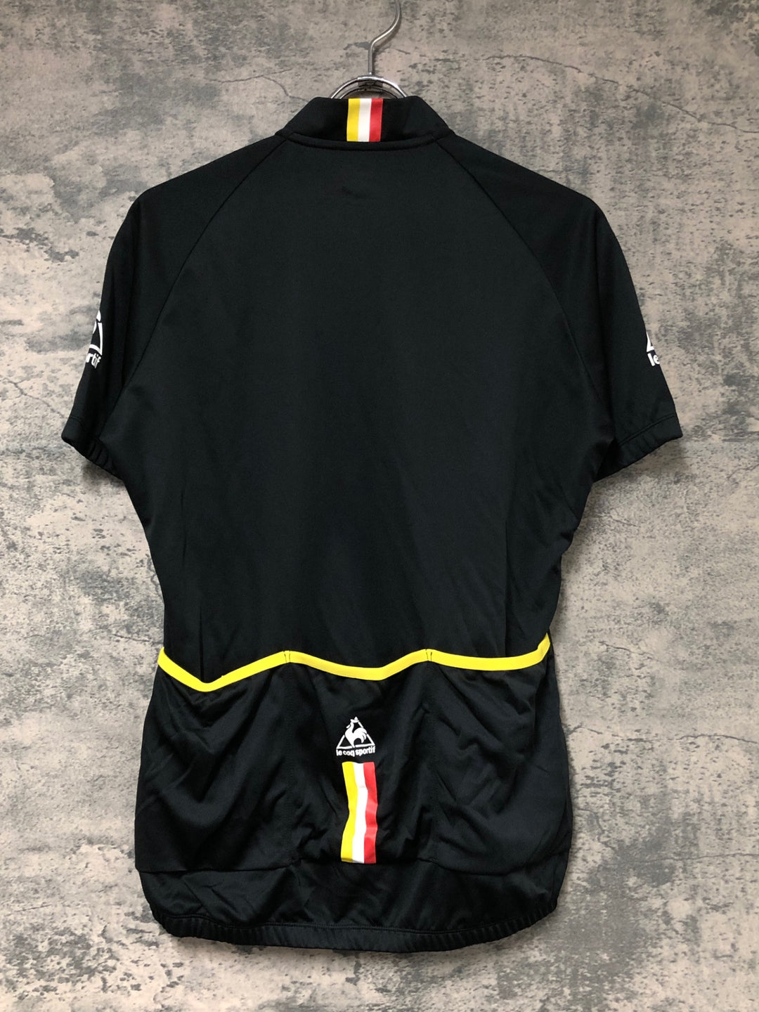 JW431 ルコックスポルティフ le coq sportif 半袖サイクルジャージ 黒 L