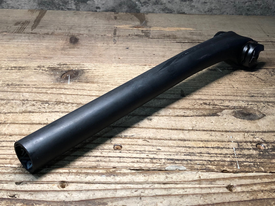 JK923 スペシャライズド SPECIALIZED S-WORKS カーボン シートポスト 27.2mm alloy rail ※レール固定部非純正、カット済み、凹みのためジャンク