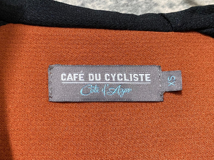 KA842 カフェドシクリステ Cafe du Cycliste AUDAX ZELIE 長袖 サイクルジャケット オレンジ XSサイズ