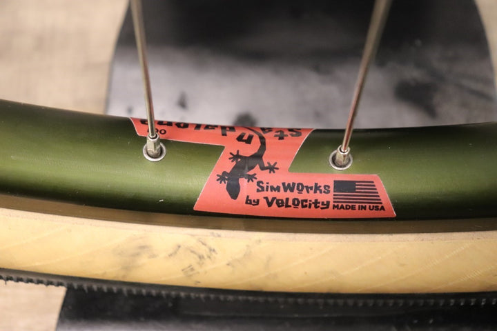 ヴェロシティ VELOCITY STANDALONE 001 650B アルミ クリンチャー ホイールセット シマノ 11S/12S 【さいたま浦和店】