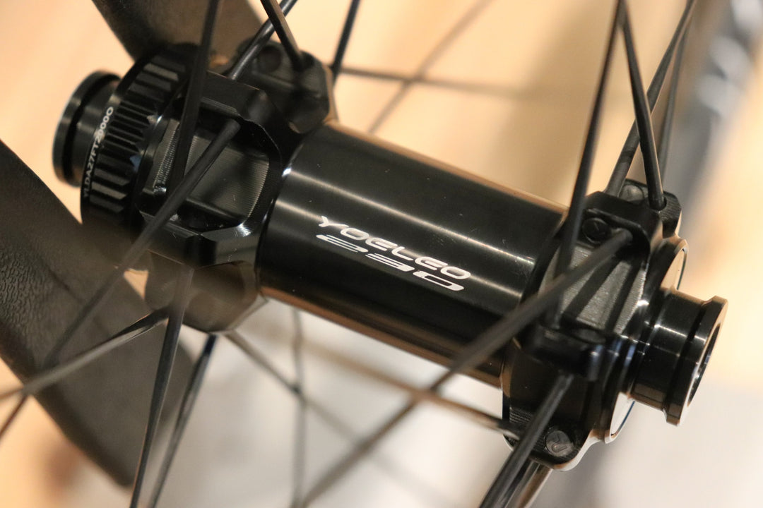 訳アリ ヨーレオ YOELEO SAT C50 DB PRO カーボン チューブレスレディ ホイールセット シマノ11S/12S 【仙台店】