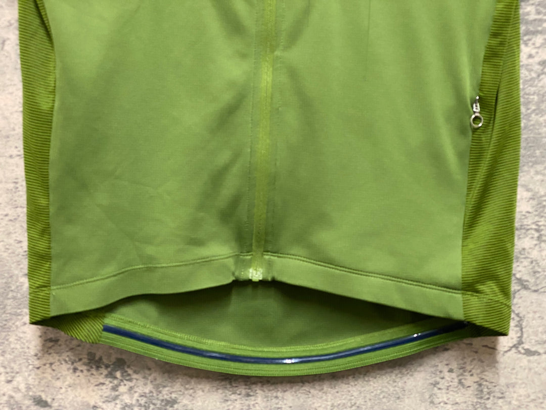 JP288 ラファ Rapha BREVET LIGHTWEIGHT JERSEY 半袖 サイクルジャージ 緑 M