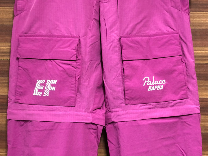 IM073 パレス PALACE ラファ RAPHA EF EDUCATION FIRST TECH ZIP-OFF TROUSERS ピンク L