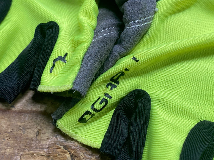 JK175 ガノー GARNEAU 指切り グローブ 黄 黒 M