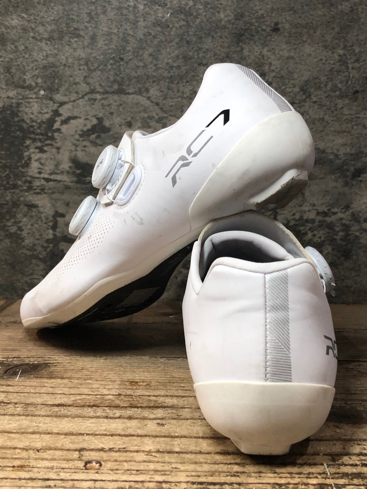 JP134 シマノ SHIMANO RC7 SHRC702M WIDE ビンディングシューズ 3穴 BOA 白 黒 EU41